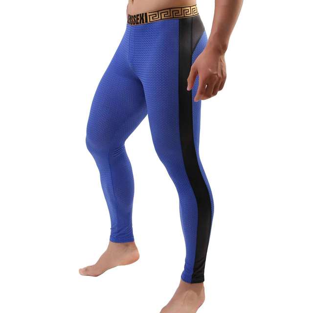 EarthlyNest】Breathable Mesh Leggings Men Tights Compression Pants
