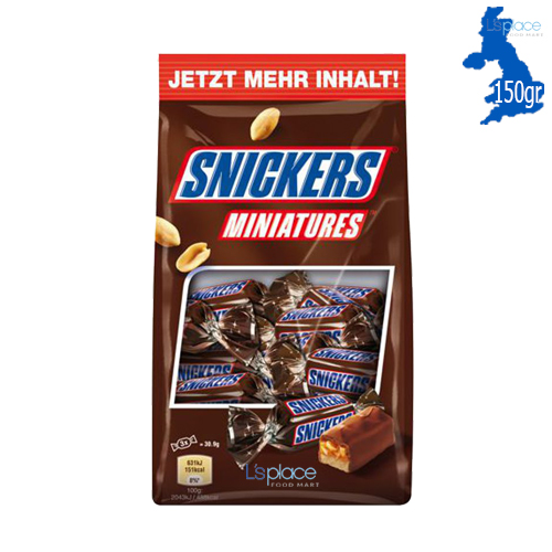 (Rẻ Vô Địch)Kẹo socola Miniatures Snicker 220g