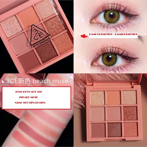 Bảng Phấn Mắt 3CE  Multi Eye Color Palette 7G Beach Muse | Overtake