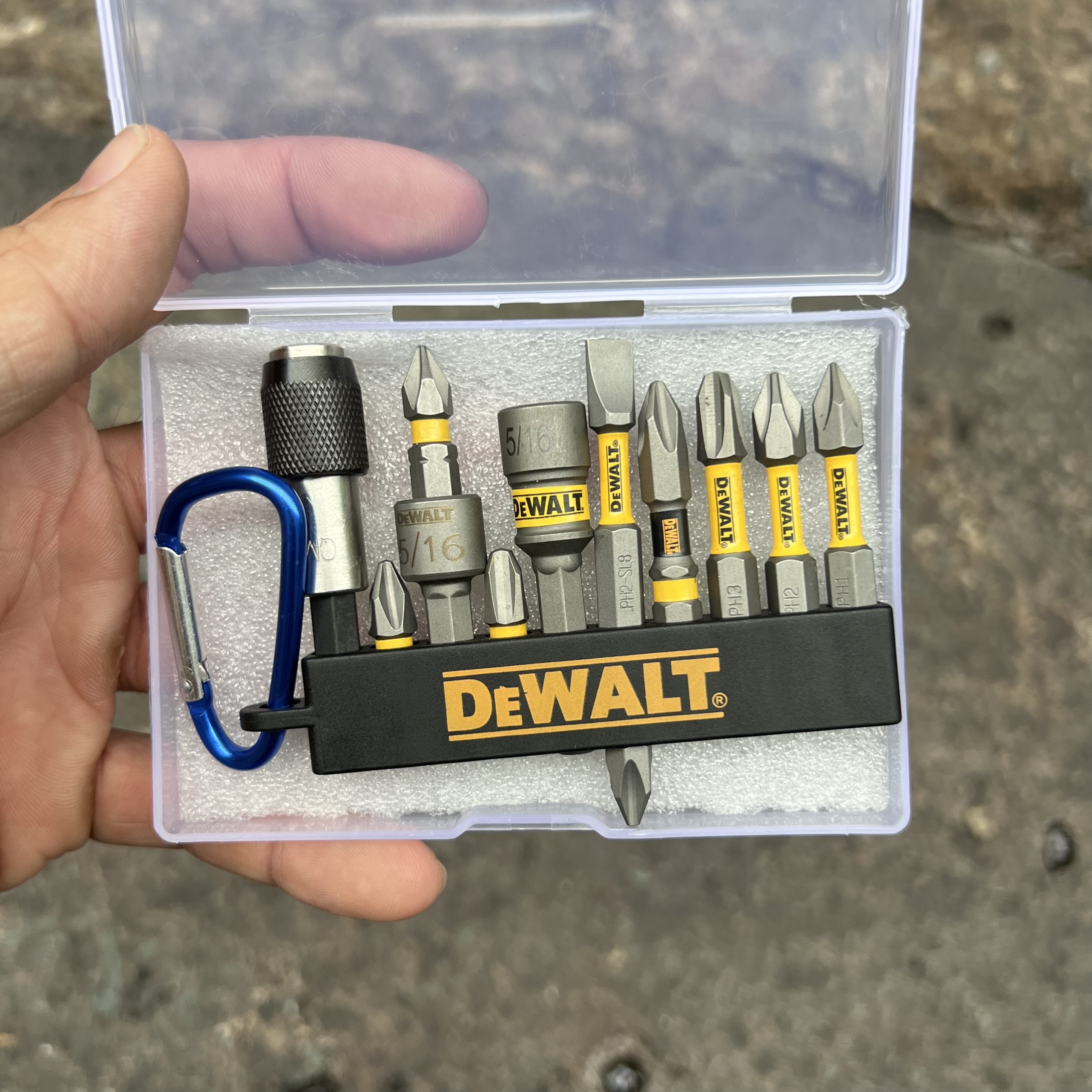 Bộ Mũi Vít DEWAT + 2 Đầu Bắn Tôn