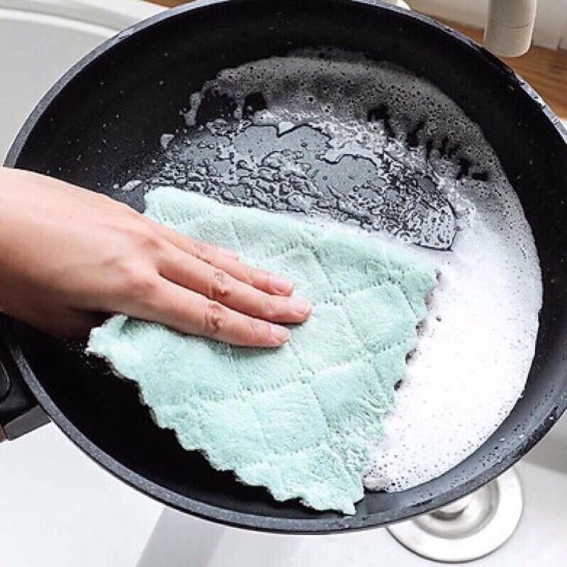Khăn Lau Đa Năng Siêu Thấm, Chất Vải Mềm Mịn, Cao Cấp( combo 10 chiếc)