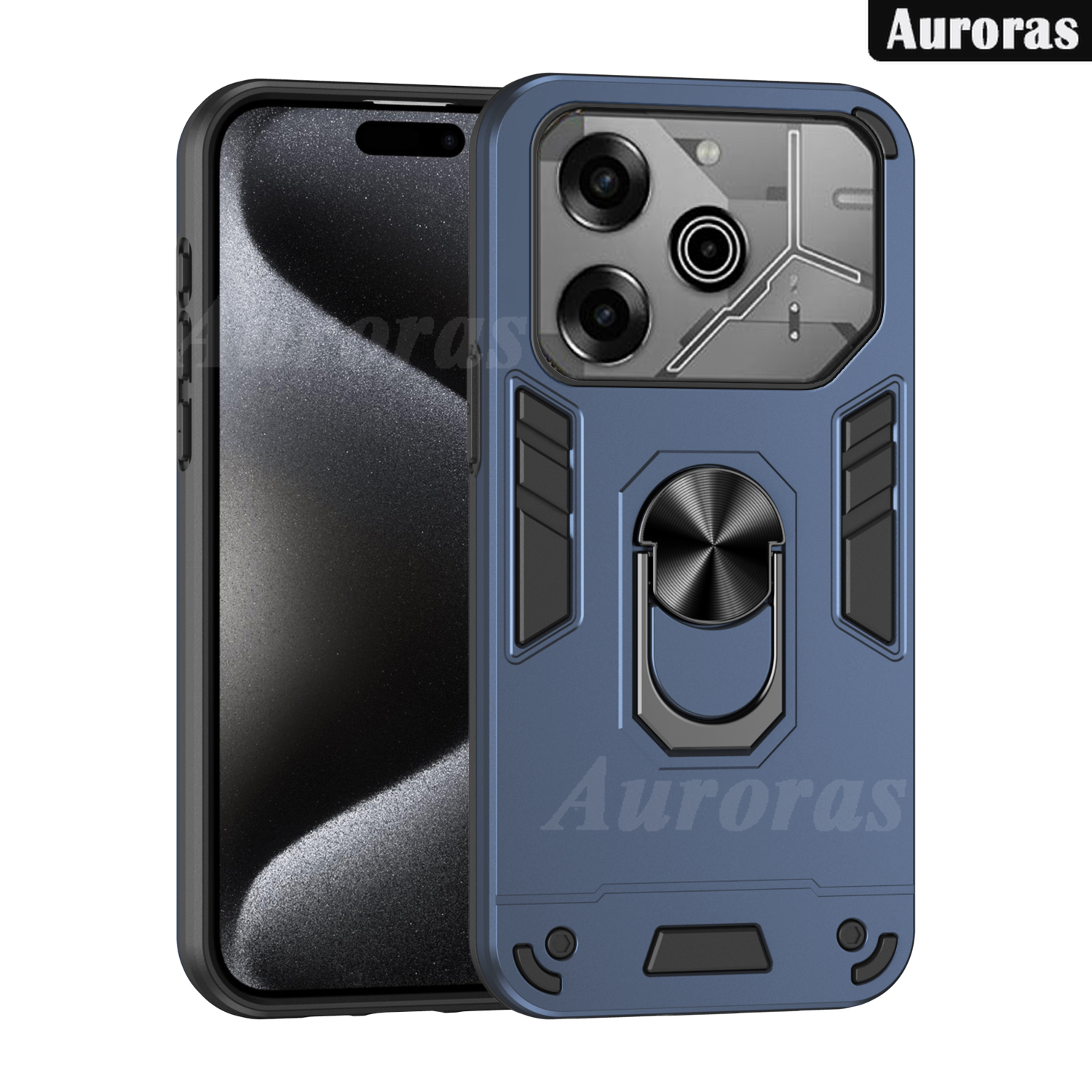 Phone cover For Tecno Pova 6 Pro case Shockproof Armor Stand with Holder Car adsorb Ring case shell For Tecno Pova 6Pro Cases Housing.