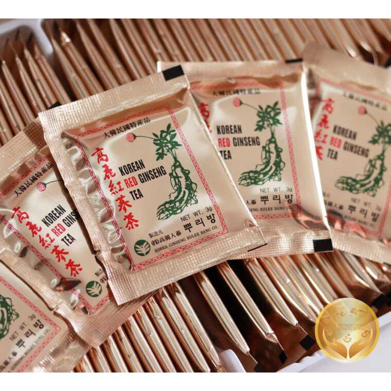 [HCM - HỘP 100 GÓI] Trà Hồng sâm Hàn Quốc Buleebang - Nhân Sâm Maximas