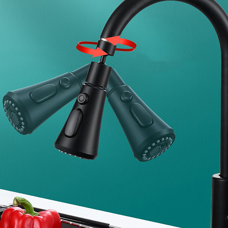 Universal 360° Rotate Kitchen Faucet Extender Aerator Plastic Splash Filter Kitchen Washbasin Faucet Bubbler Nozzle.