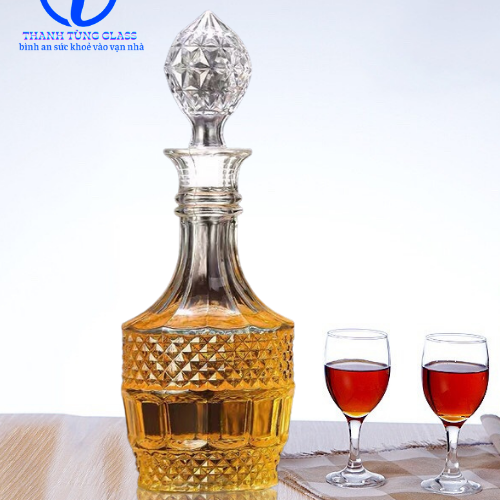 Chai Đựng Rươu Thuỷ Tinh Cao Cấp 800ML