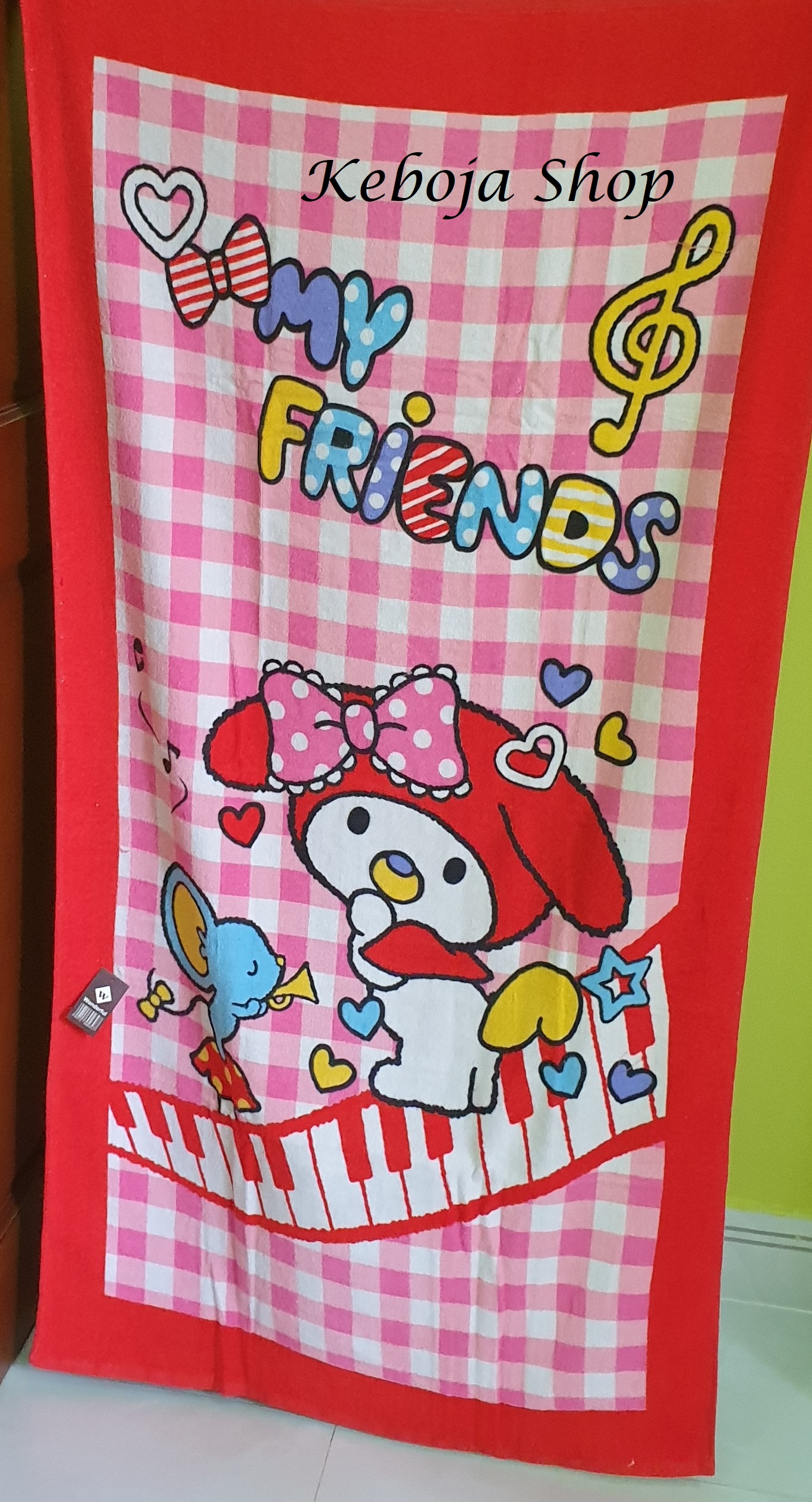 [HCM]Khăn hình khăn tắm cỡ lớn khăn đi biển cotton in hình cute KB06 70x140