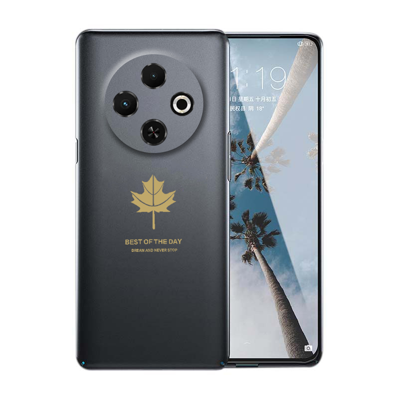 For Tecno Spark 30C Case Soft Silicone Maple Leaf Shape for Tecno Spark 30C Back Cover. 