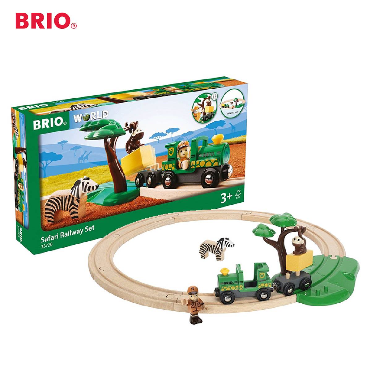 brio safari railway set