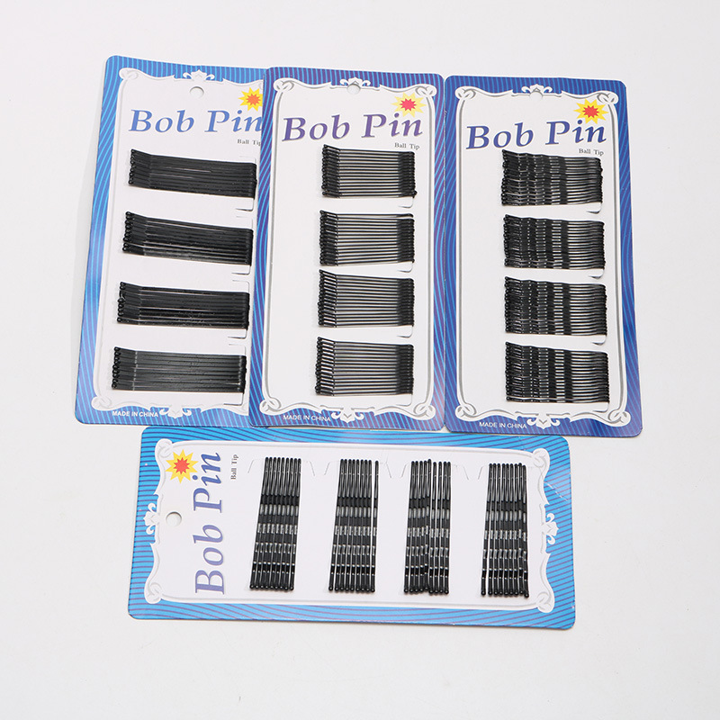 Vỉ kẹp ghim tóc màu đen thời trang Bob Pin ( 40 chiếc)