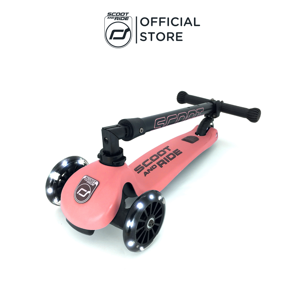 Xe scooter trẻ em Scoot and Ride Highwaykick 3 LED (Peach)