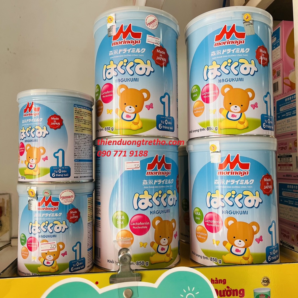 Sữa Morinaga số 1 850g Cho Bé 0-6 Tháng