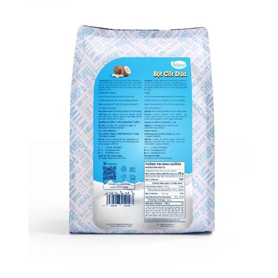 Bột Cốt Dừa Luave gói 500gr