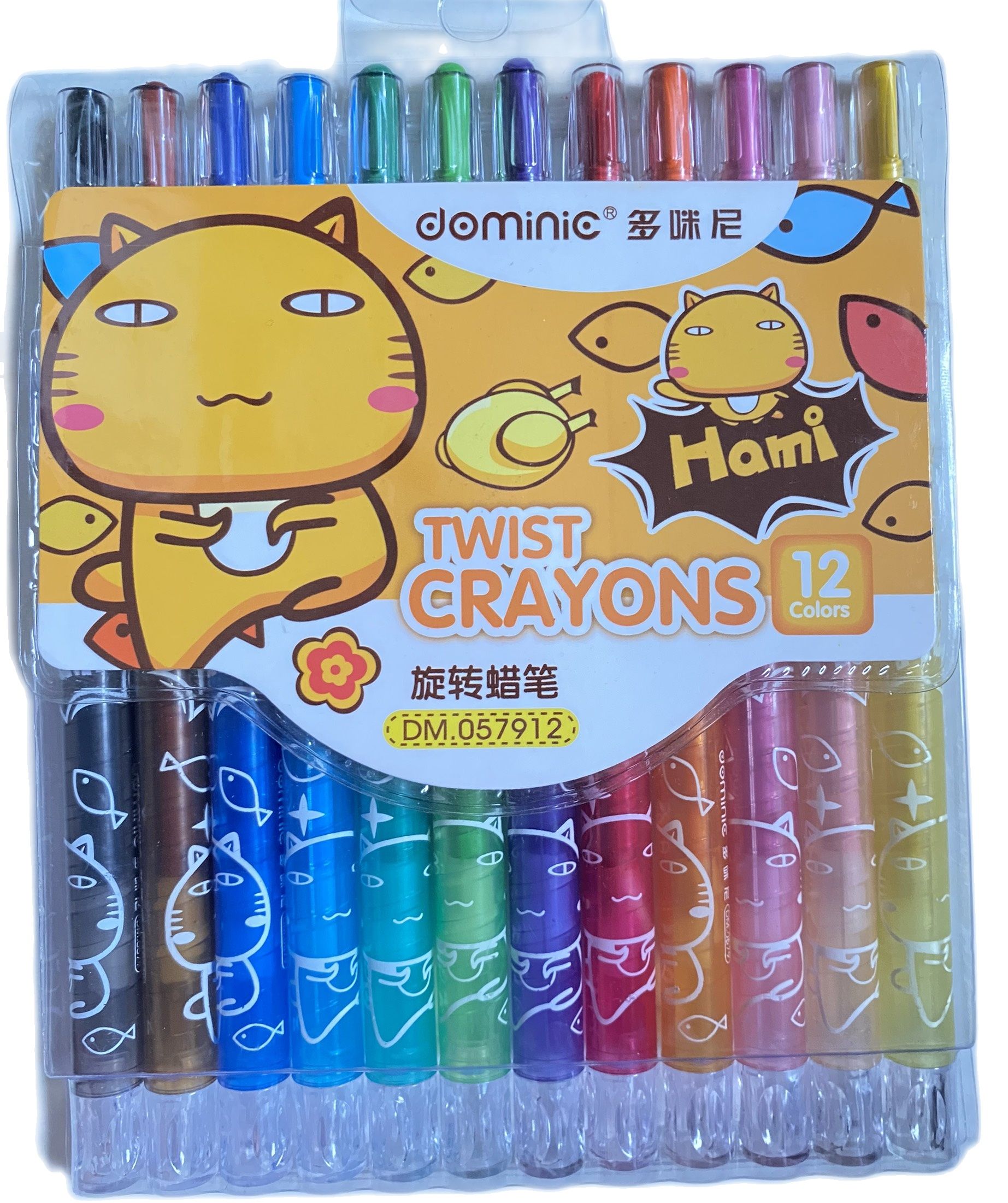 [HCM]Bút sáp vặn DÀI cao cấp 18 -24 màu
