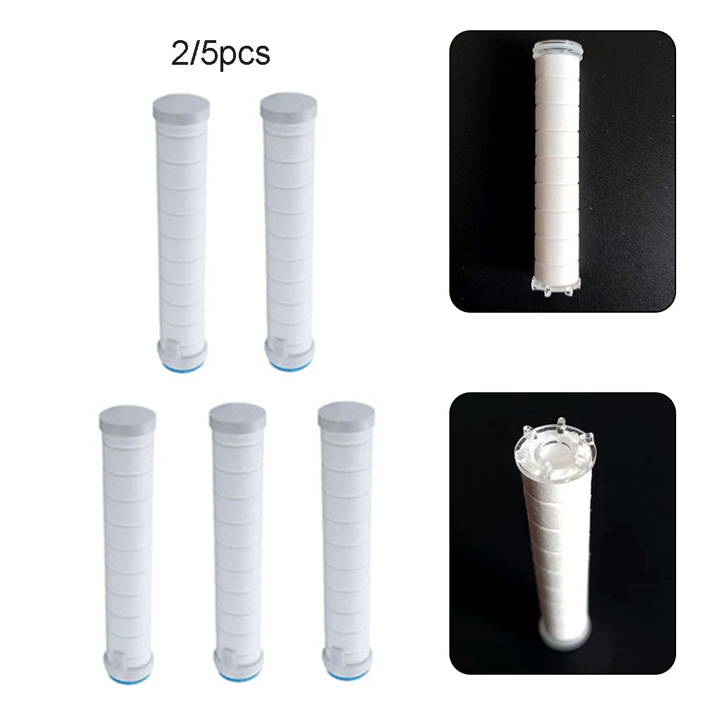 2/5Pcs Universal Filter Shower Head PP Cotton Filter Replacement Shower Filter Filter Element