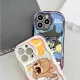 Hontinga for Realme C61 C63 Back Cover Tom and Jerry Soft Texture Phone Case Wavy Edge Silicone Cover. 