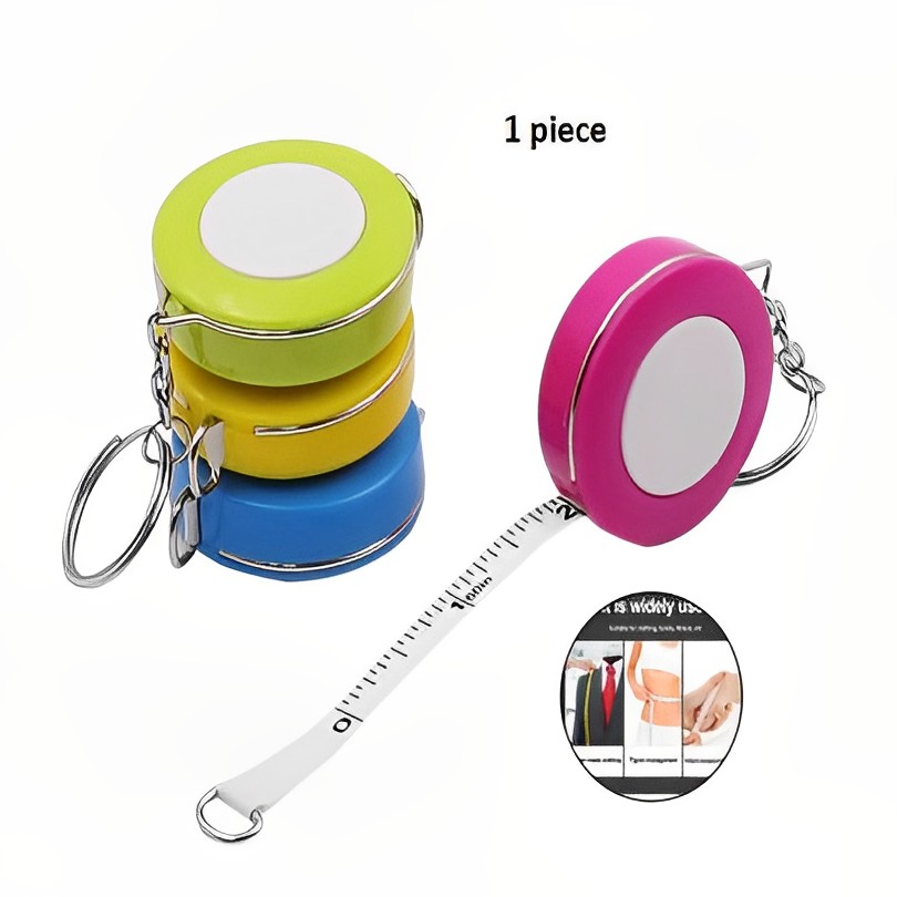 1.5m Round Tape Measure Automatic Shrinking Garment Tailor Measuring Ruler Waist Circumference Craft Measuring Ruler