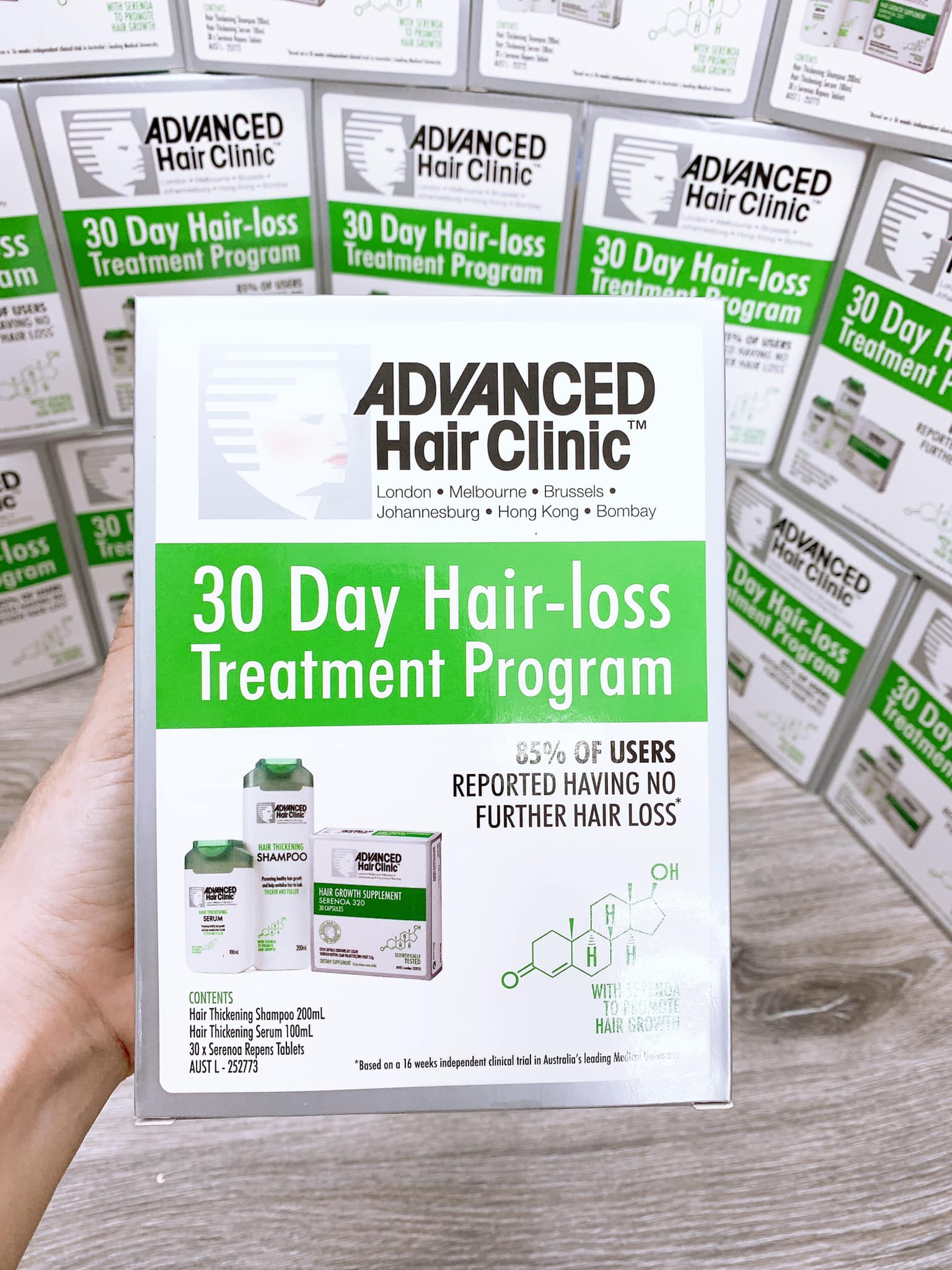Bộ sản phẩm rụng tóc Advanced hair clinic
