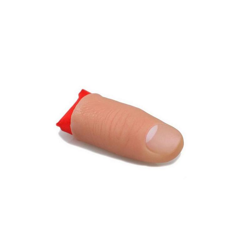 Magic Thumb Trick Fake Thumb Reality Magician Finger Magic Fingers Disappearing Silk Close Up Stage Show Prop Prank Toy False Finger Prosthetic Finger Magic Trick Fake Soft Thumb Tip cool