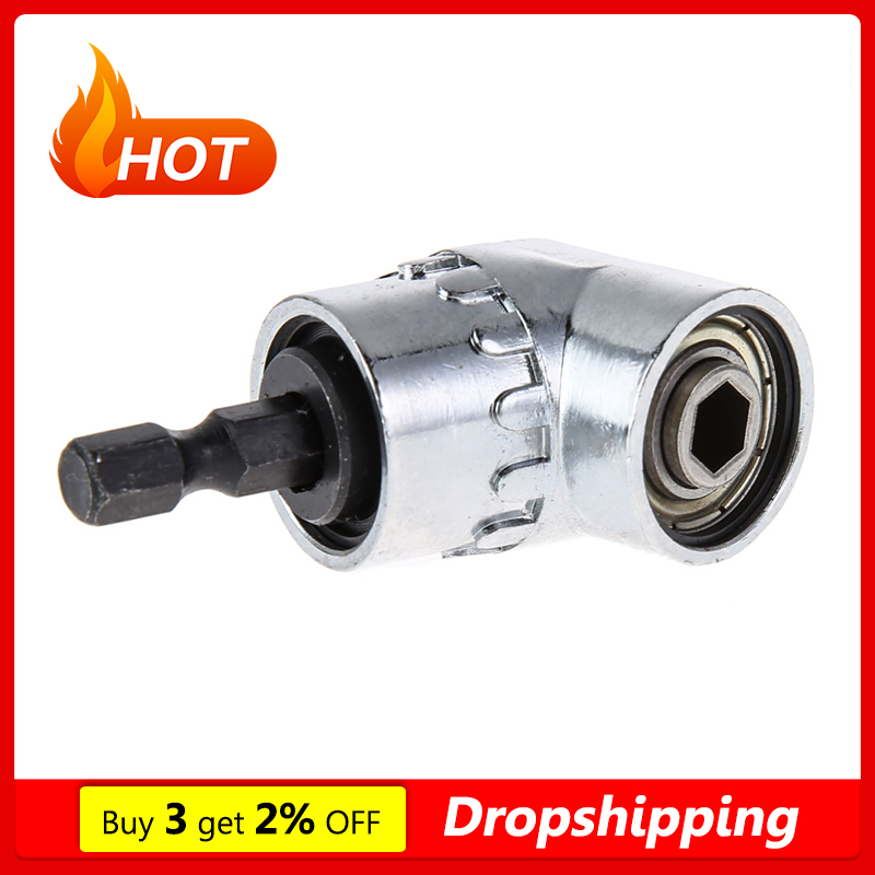 【TrendGlobe】105 Degree Angle Screwdriver Bit Socket Holder Adapter ...