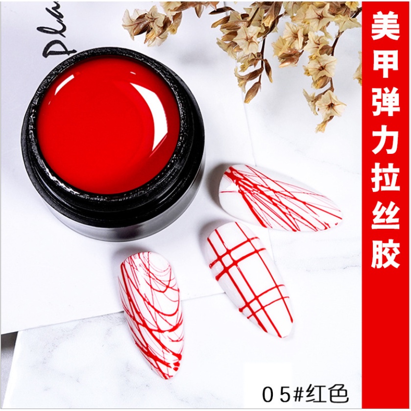 Gel Nhện Trang Trí Móng LINE UV 8ml Siêu Dai