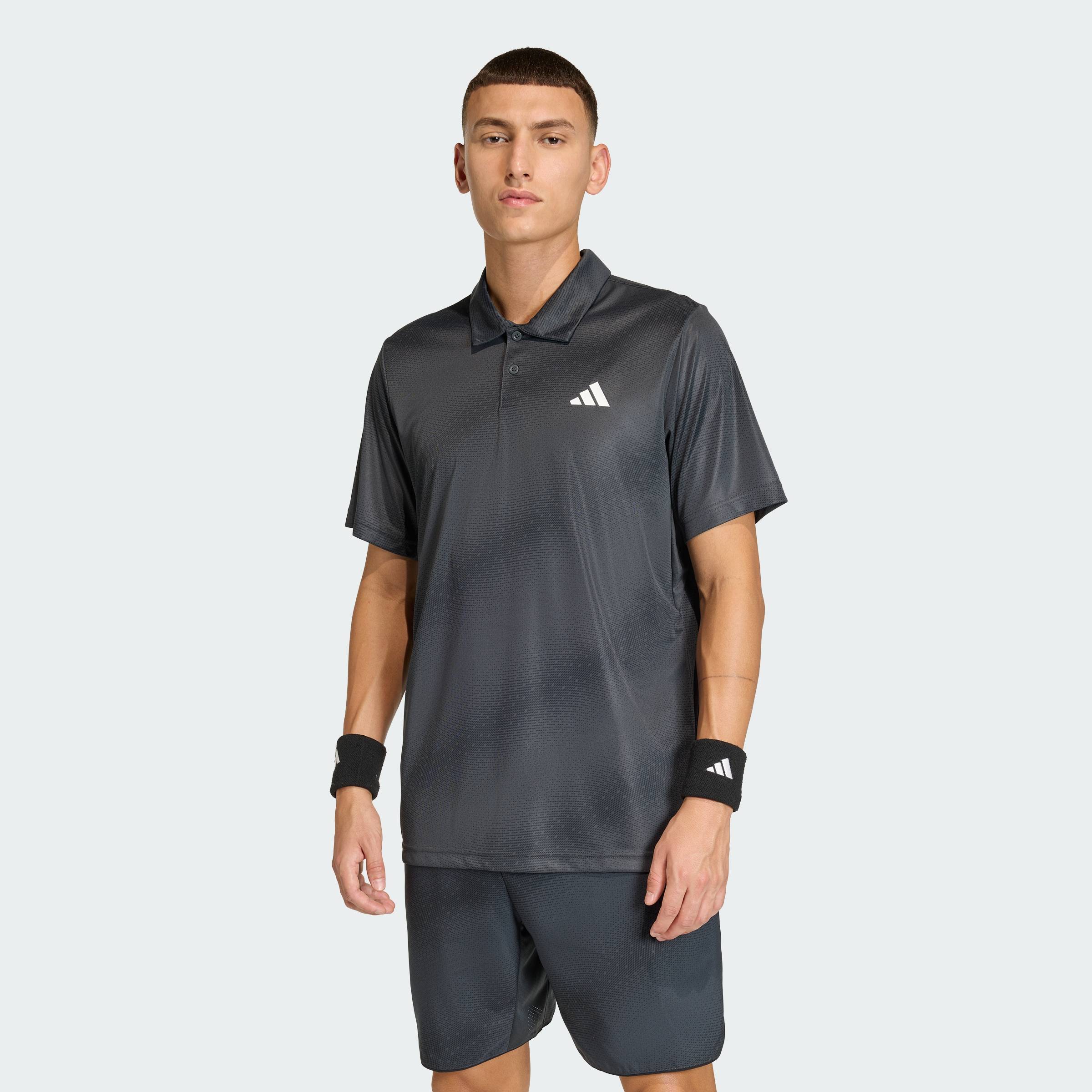 adidas Tennis CLUB TENNIS CLIMACOOL GRAPHIC POLO SHIRT Men Grey