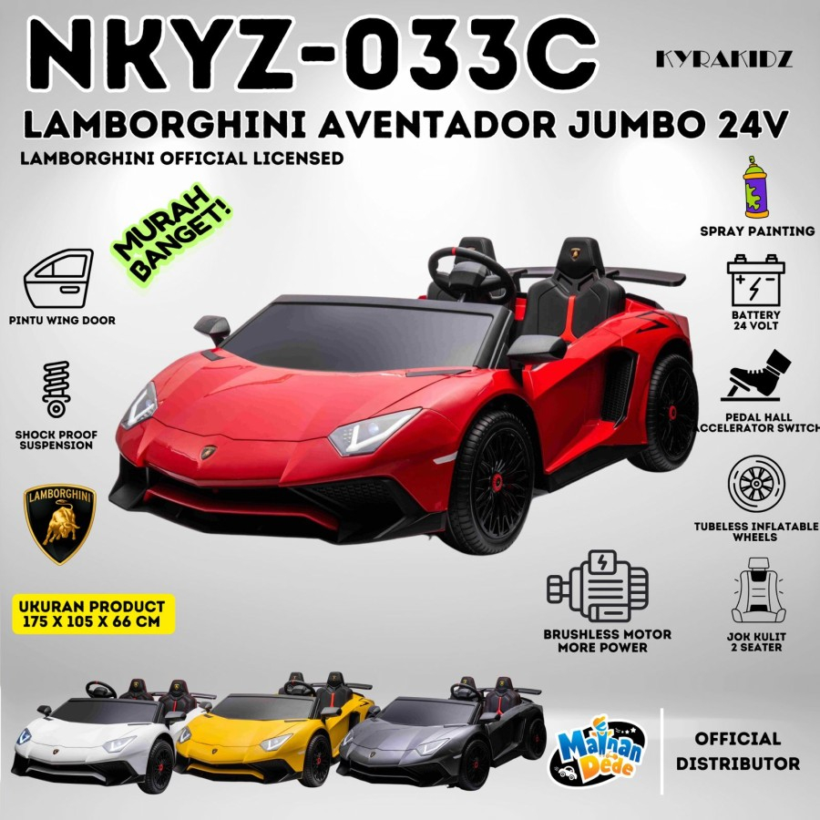 Lamborghini Power Wheels For Year Olds Aosom Remote Control Power