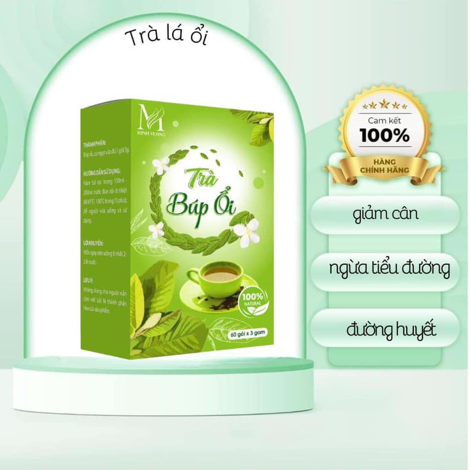 [COMBO 120 TÚI] Trà Ổi, Trà Lá Búp Ổi Giảm Cân ( Hộp 60 Túi Lọc )
