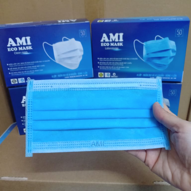 Combo 20 hộp khẩu trang y tế AMI