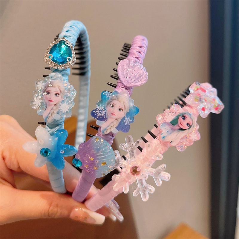 Kẹp cài tóc Elsa dễ thương cho bé - bờm tóc cho bé - Selenshop