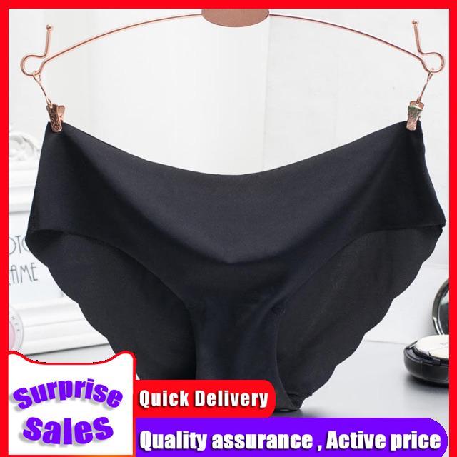 LSJ Women ice silk Seamless sexy Lingerie Panty panties