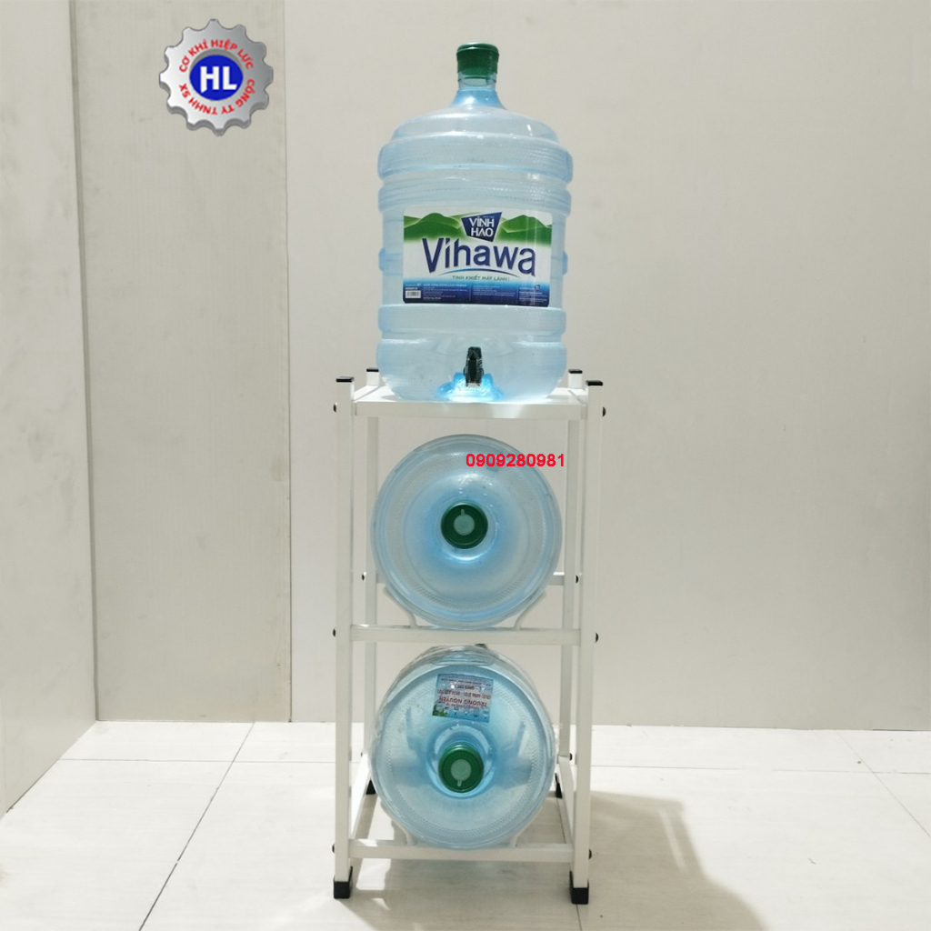 bình nước lọc 20 lit .lắp ráp 3 tầng có mâm (NEW)
