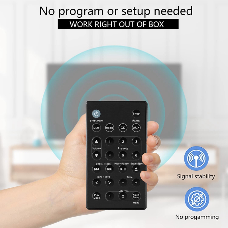 Remote Control Black Remote Control for BOSE-B7 Miaoyun Wave CD Audio Music System 1/2/3/4 Generation Controller AWRCC1 AWRCC2 AWRCC3 AWRCC4