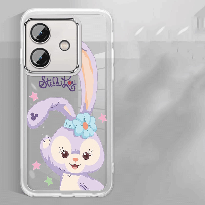 OPPO A3x A3 Cute Stellalou Casing Clear Candy Silicon Case Camera Protector Back TPU Soft Case. 