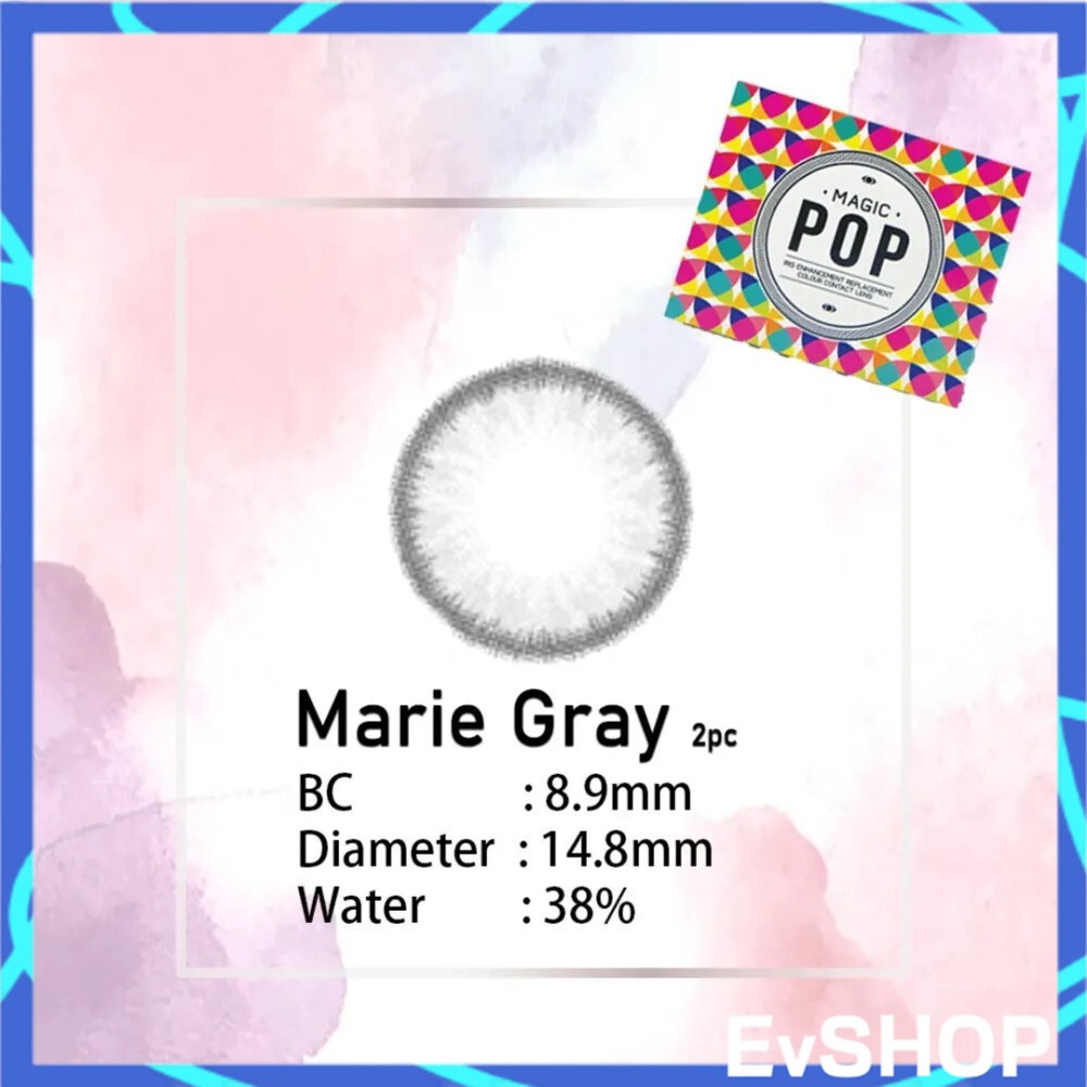 IGEL MAGIC POP (2pcs/Box) Monthly Disposable Lens Cosmetic Color Contact  Lenses Marie / Original / Neon Series / Basic 1 MONTH LENS