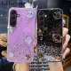 New Phone case Galaxy S24 FE 24 Plus ultra Back cover Sparkling Soft Transparent Silicone Space Planet Stars Moon Girl Anti Fall For Samsung S24 Ultra S24 FE Phone cases. 