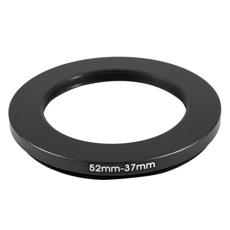 52mm-37mm 52mm to 37mm black step down ring adapter for camera