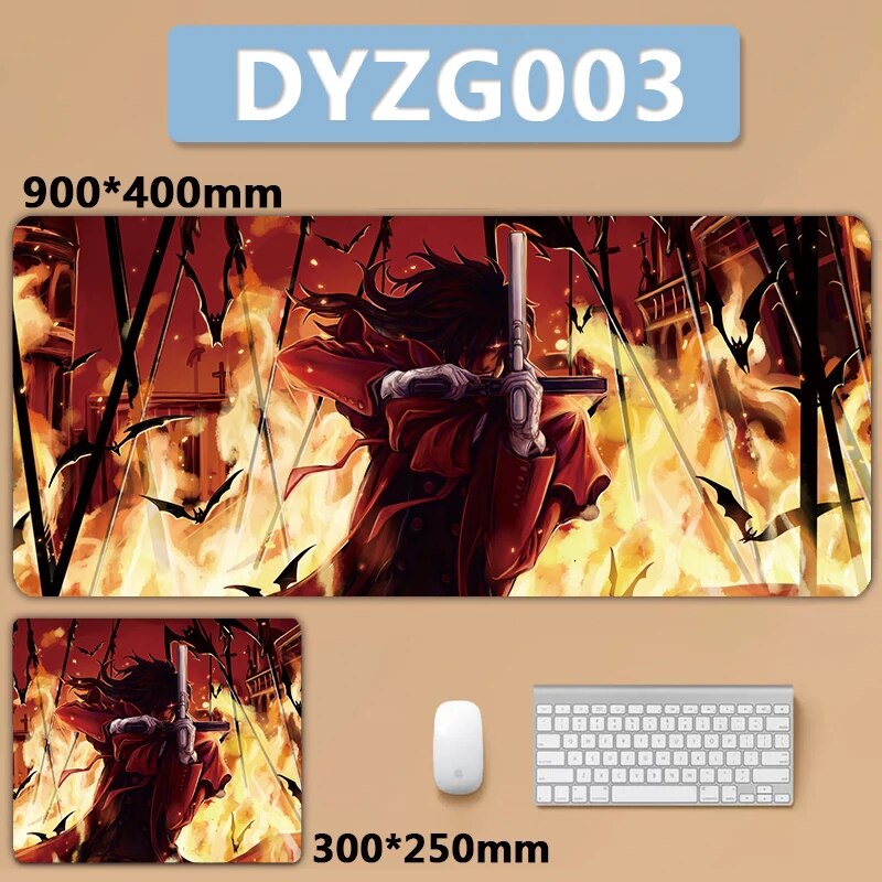 Hellsing Aloucard XXL Large Mousepad Keyboard Pad Mouse Pad