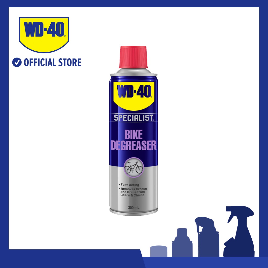 WD40 Bike Degreaser 300ml Remove stubborn grease and grime from bicycle parts, WD40