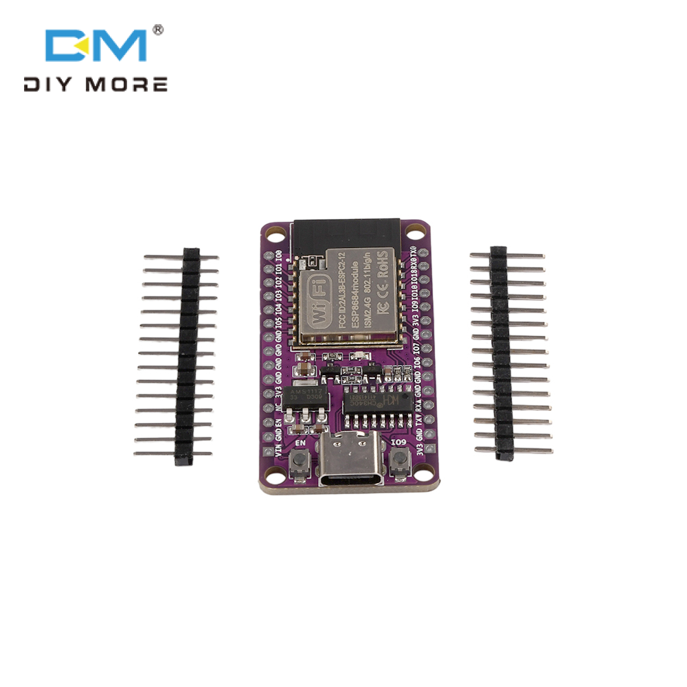 diymore ESP32-C2 bảng mạch phát triển ESPC2-12 module tương thích cho ESP8684-DevKitM-1 Wifi & mô-đun Bluetooth