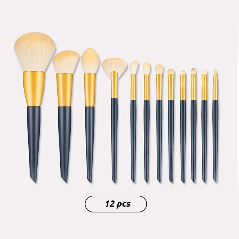 Derf 12Pcs Super Soft Makeup Brush Set MakeUp Brush Eye Brush Blush Brush Foundation Brush Concealer Makeup Brushe