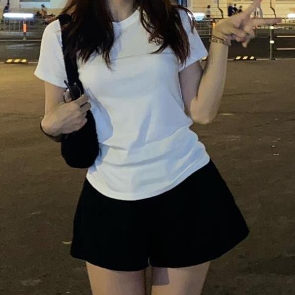 {FREESHIP}ÁO THUN BABYTEE  TRƠN ĐƠN GIẢN , BASIC TEE FORM ÔM , BABY TEE BODY