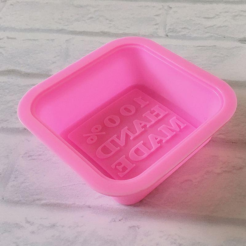 Jacky 1Pc Silicone Square Handmade Soap Mold DIY Cold Soap Making Tools Cake Mold