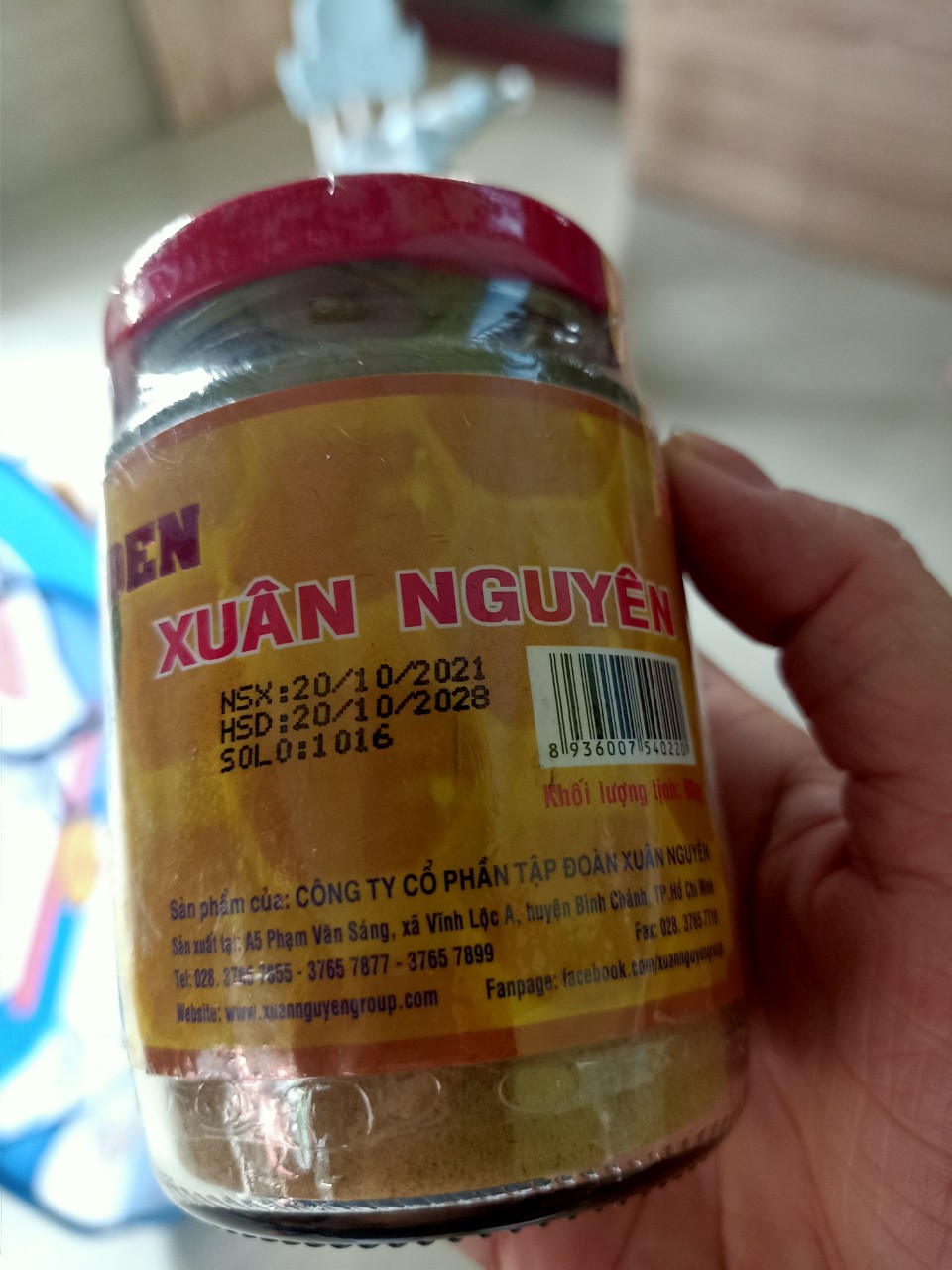 Bột Nghệ Đen 100% XUÂN NGUYÊN