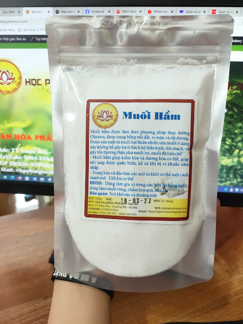 MUỐI HẦM THỰC DƯỠNG gói 500g