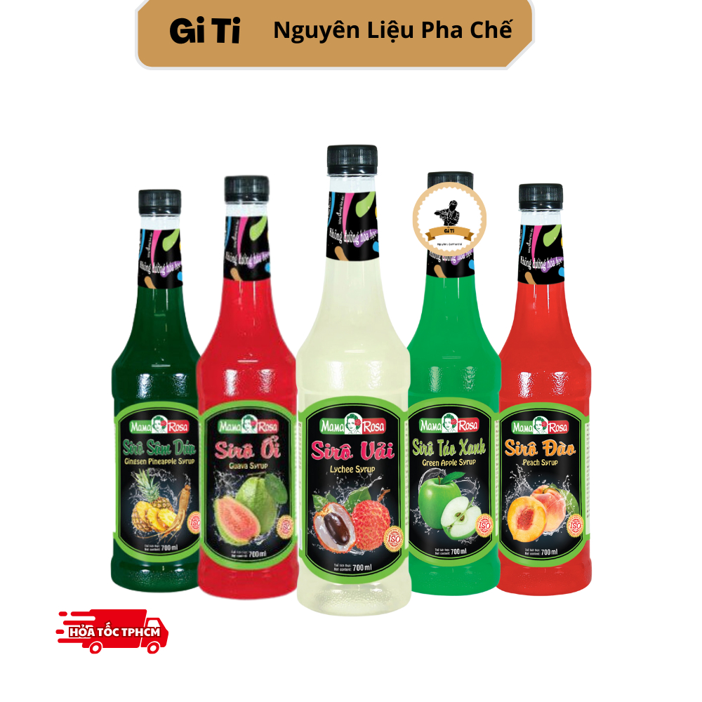 Siro/Syrup Mama Rosa (Golden Farm) Đủ Mùi 700ml