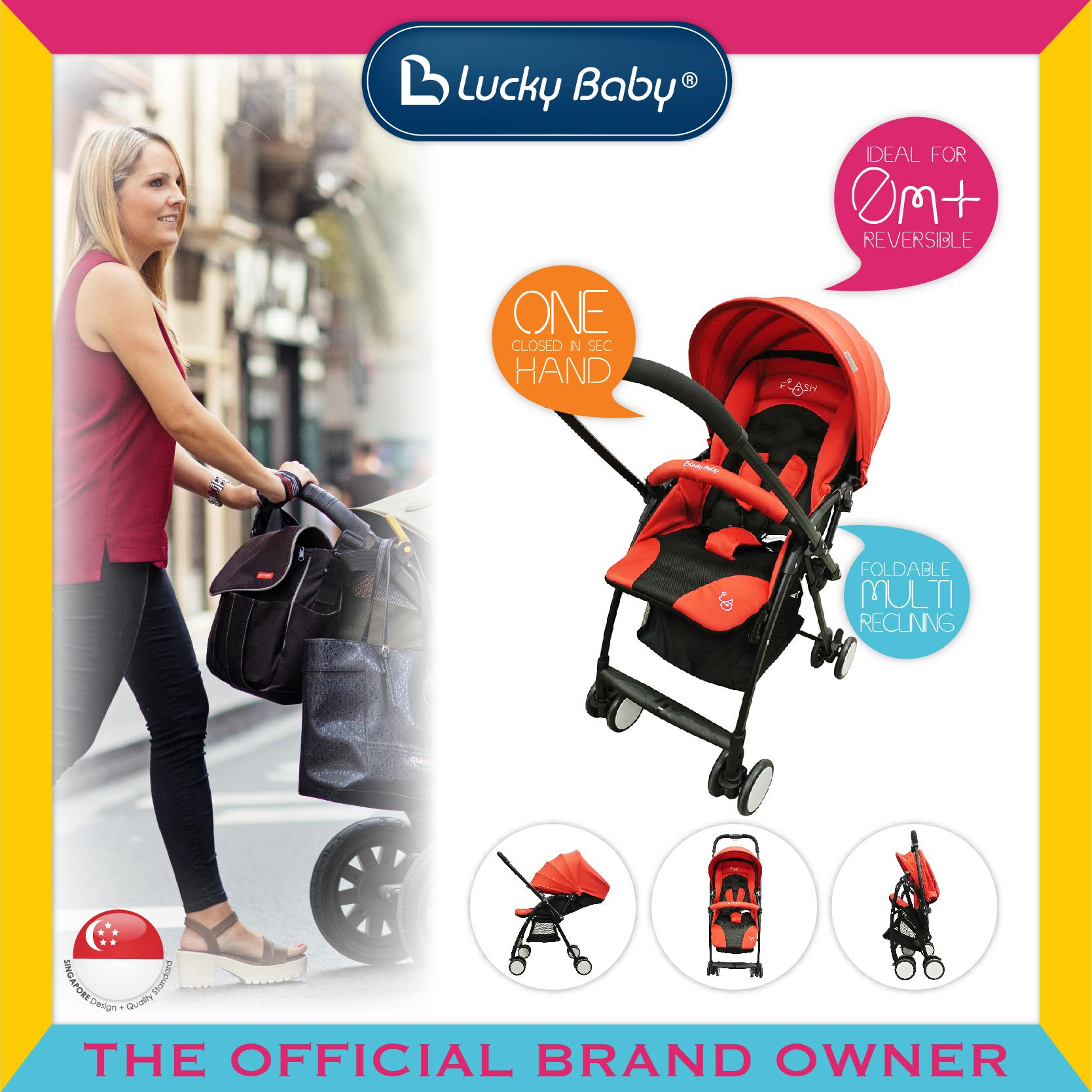 baby stroller red