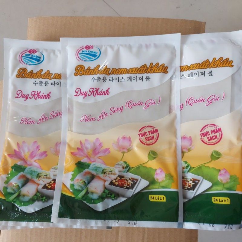 Bánh đa nem ăn sống xuất khẩu duy khánh