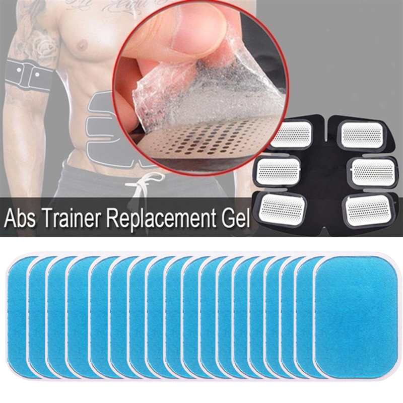 Dreamtop 60 stuks (30 stuks) Abs Trainer Vervangende Gel Pads, Spier Toner Pads Vervanging Gel Sheet Ab Stimulators Sticky Pads voor Abs Toner Buiktraining Toning Riem