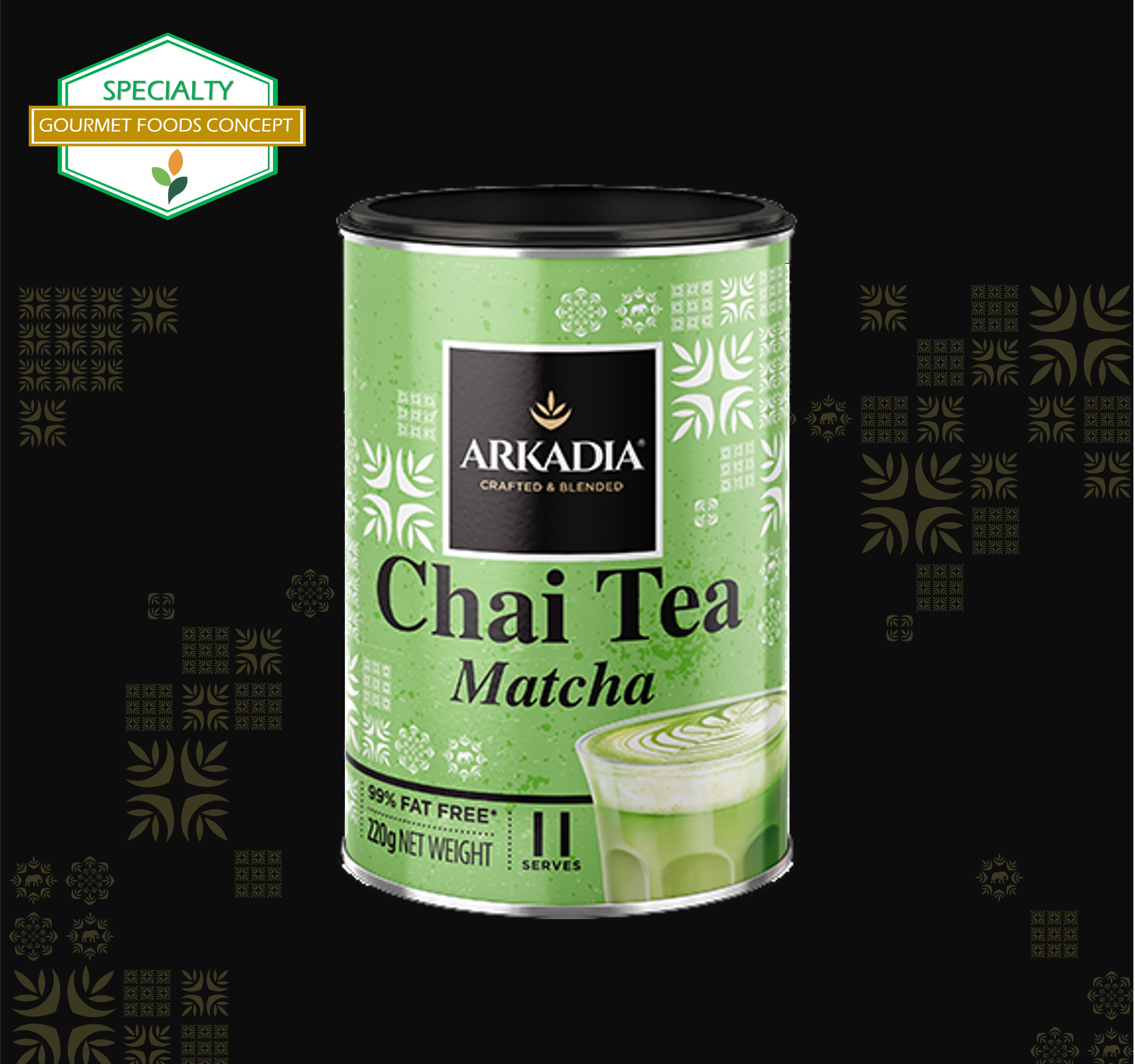 ARKADIA CHAI TEA MATCHA 220G Lazada PH