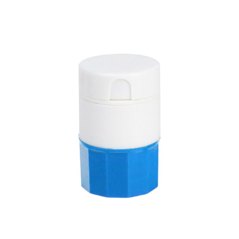 Powder Supplement Divider Multifunction 4 Layer Powder Tablet Grinder Powder Pill Cutter Travel ...